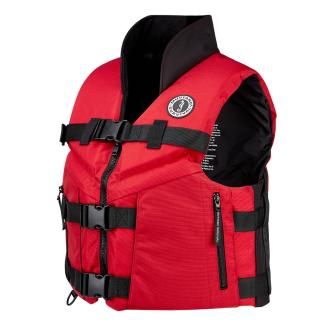 Mustang Accel 100 Foam Fishing Vest - Small - Red-Black