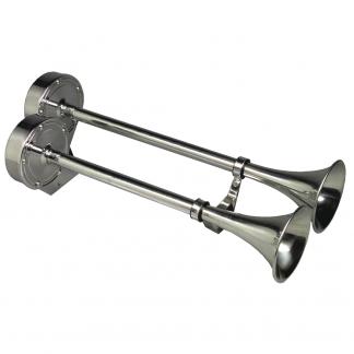 12V Chrome Plated Single Trumpet Mini Air Horn