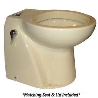 Dometic 7120 MasterFlush Macerator Toilet 12V White